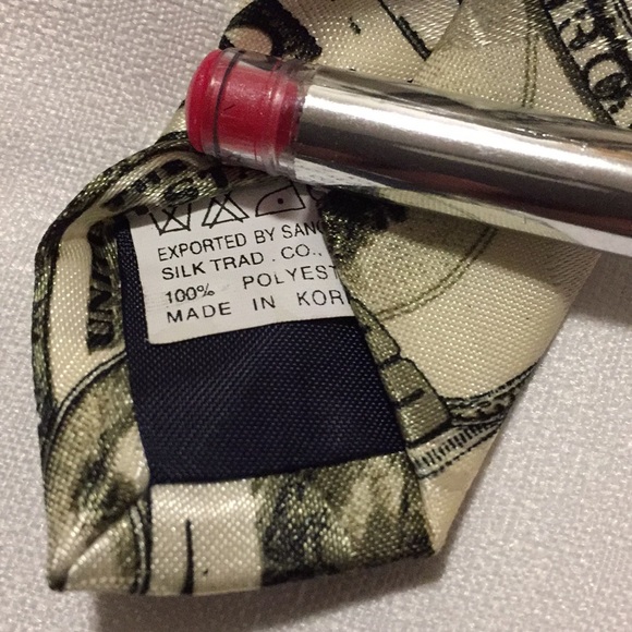 Money Theme $ 100 50 Bills Necktie Tie - Picture 4 of 7